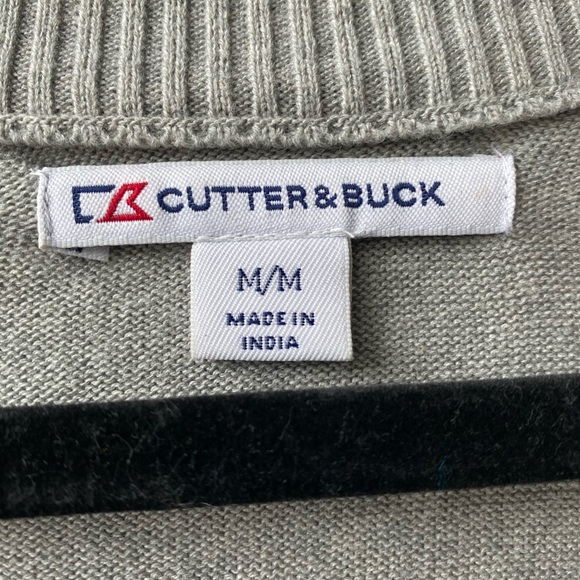 Double Zip Grey Sweater - Picture 2 of 4